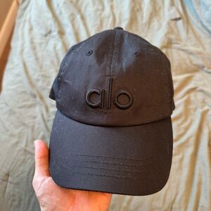 Alo black baseball hat